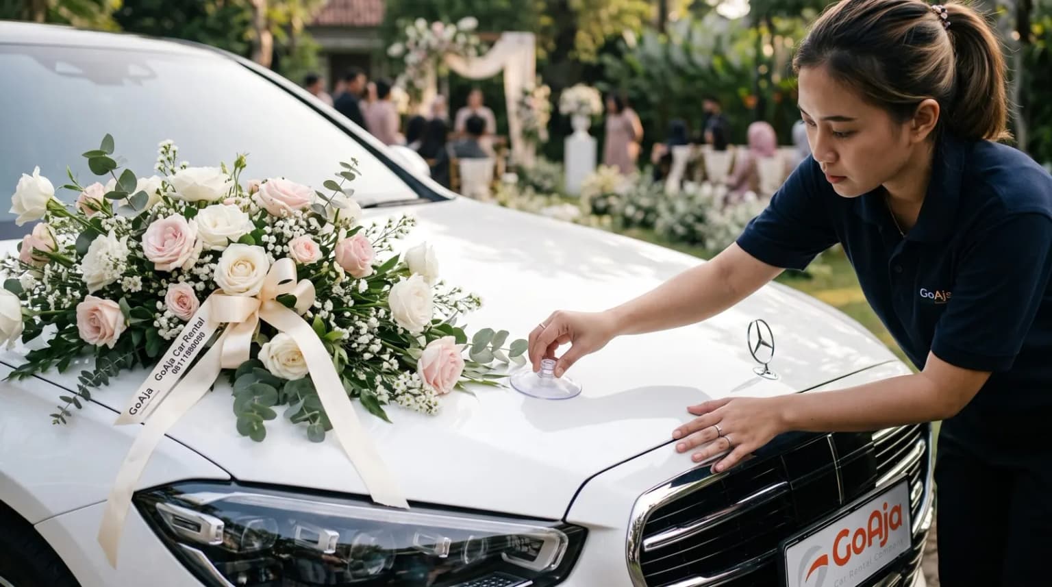 Biar Ga Lecet, Ini Tips Pilih Bunga dan Dekorasi Mobil Pengantin