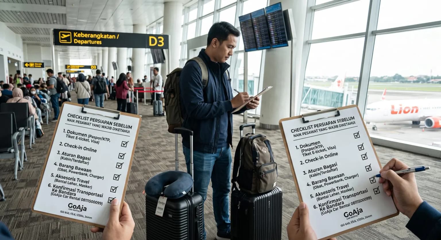 Checklist Persiapan Sebelum Naik Pesawat yang Wajib Diketahui