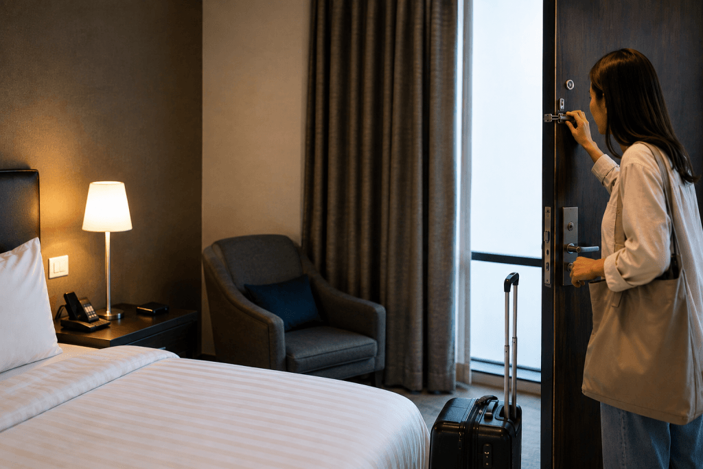 Cek Keamanan Kamar Hotel (1)