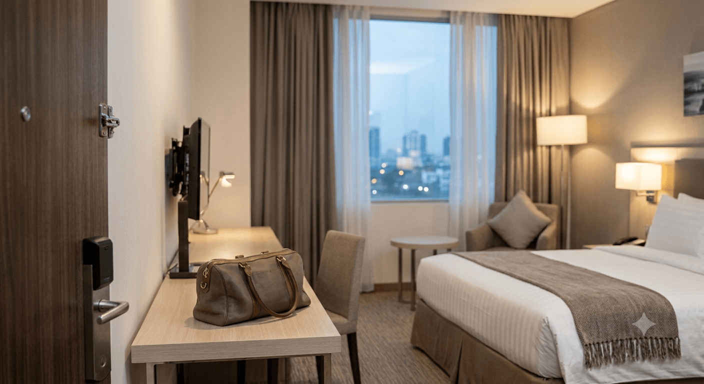 Cek Keamanan Kamar Hotel (2)